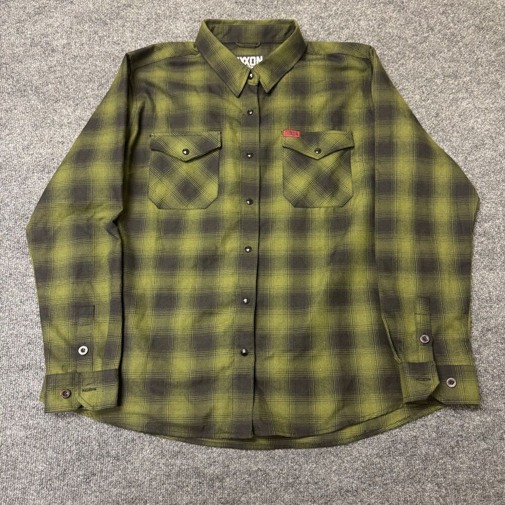 Dixxon Flannel Company Lone Wolf Pearl Snap Long Sleeve Flannel Men’s Sz 2X